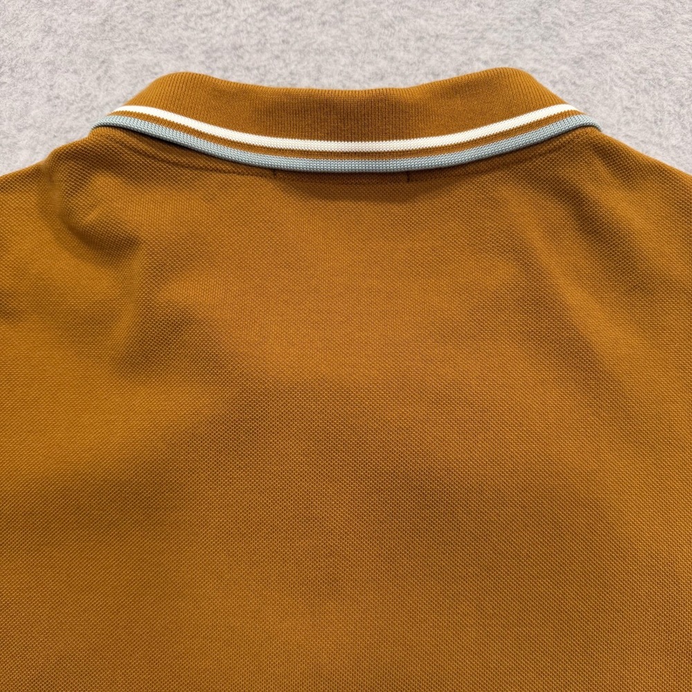 Fred Perry Shirt Mens 2XL Tan Short Sleeve Polo XXL - Picture 5 of 9